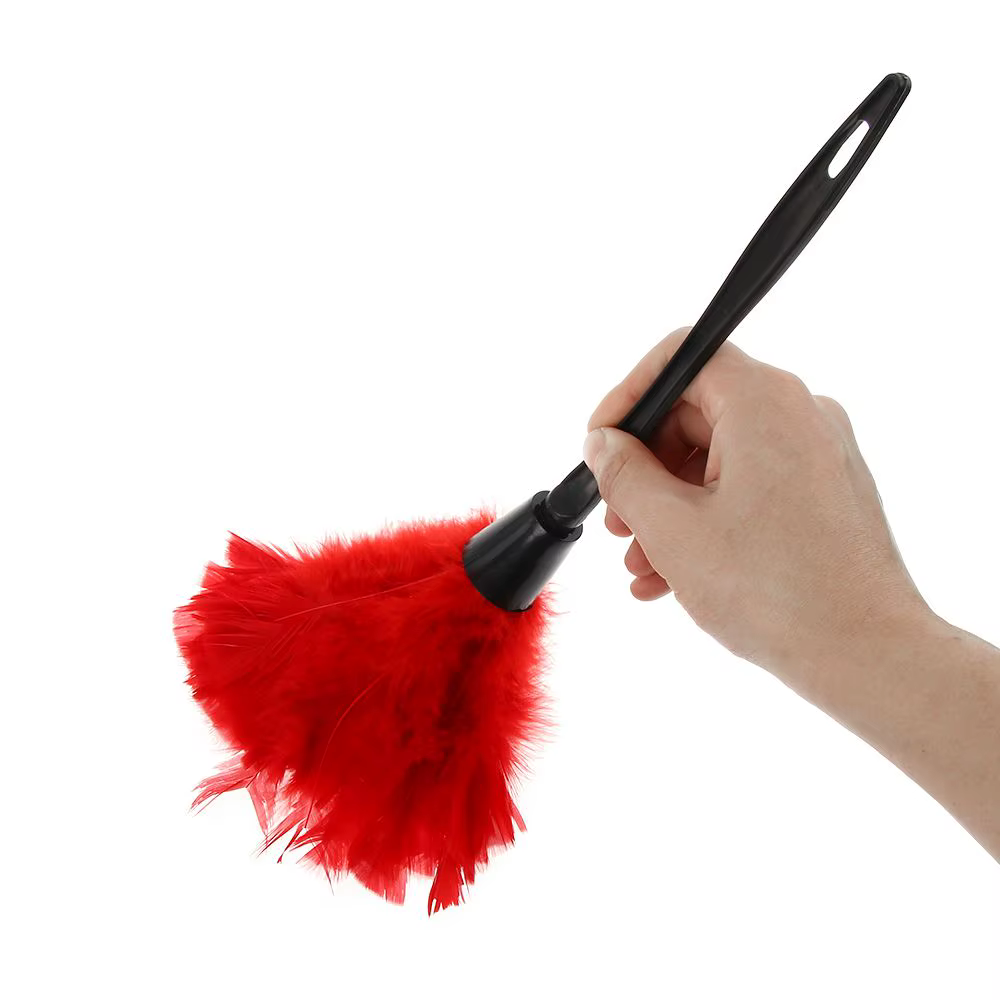 Plumeau de dinde antistatique, plumeau en microcarence, brosse à fourrure, nettoyeur de meubles, cli