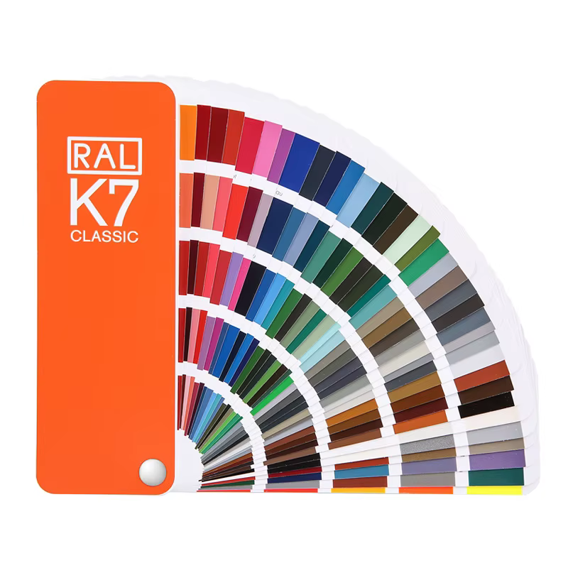 Carte de couleur standard internationale originale allemande RAL K7, carte de couleur pour revêtemen