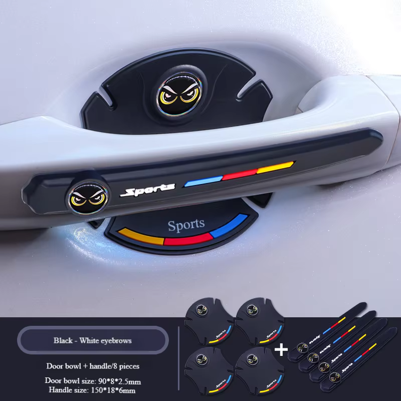 Autocollant anti-rayures pour poignée de porte de voiture, autocollant de protection pour voiture, p