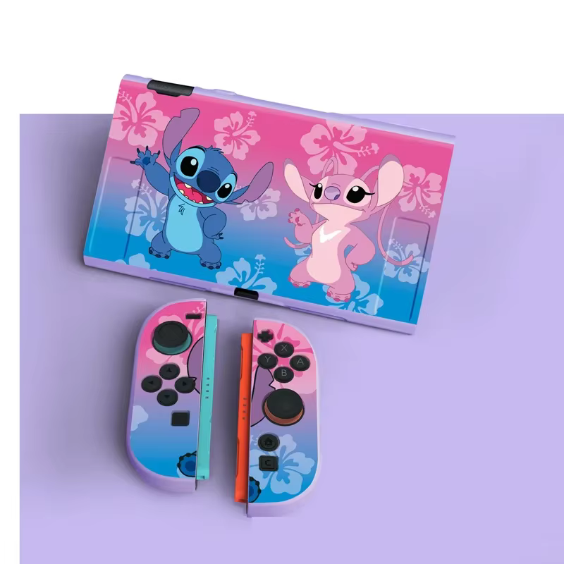 Étui de protection pour Switch 2 (2025), Housse de protection en TPU souple Stitch mignon, anti-rayu