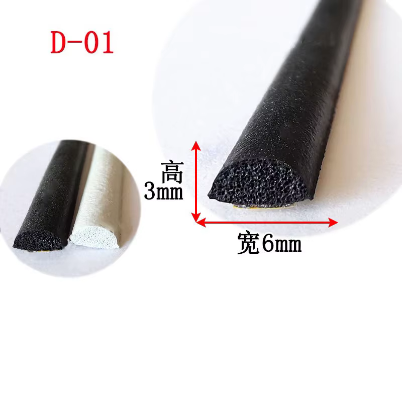 1/2/3M EPDM mousse de caoutchouc insonorisée joint toit ouvrant triangulaire fenêtre voiture toit co