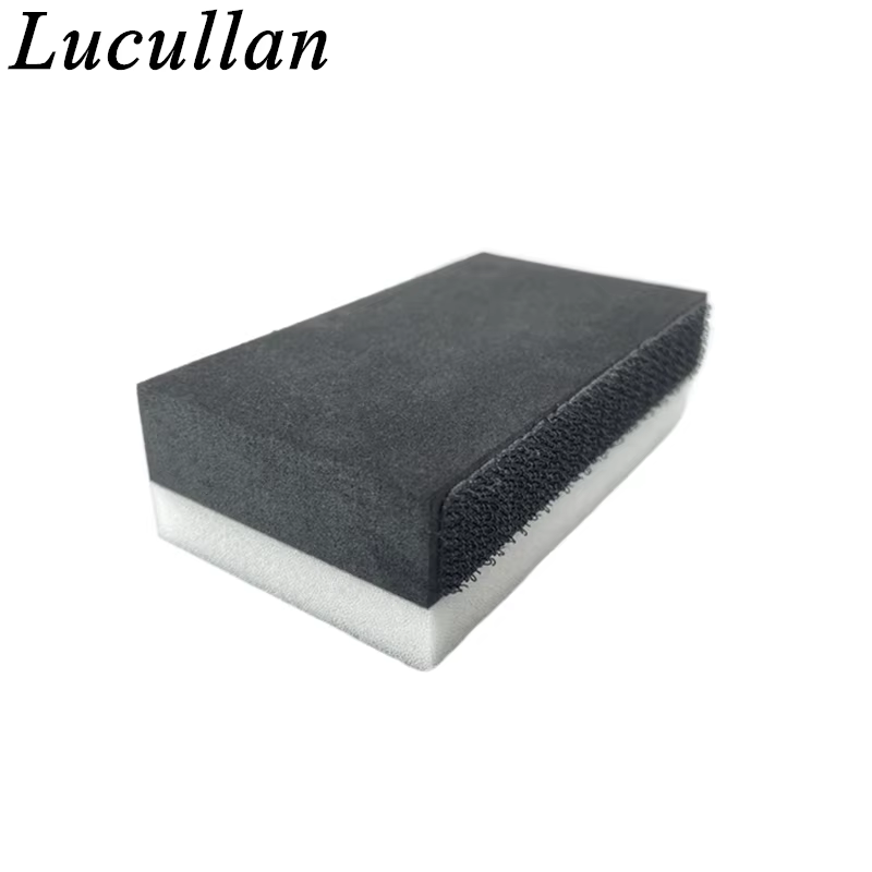 Lucullan Applicateurs de revêtement céramique portables Tissu épais + bloc de mousse avec crochet et