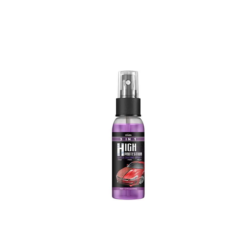 Spray de revêtement rapide 3 en 1, haute protection, armure brillante, lavage de voiture en céramiqu