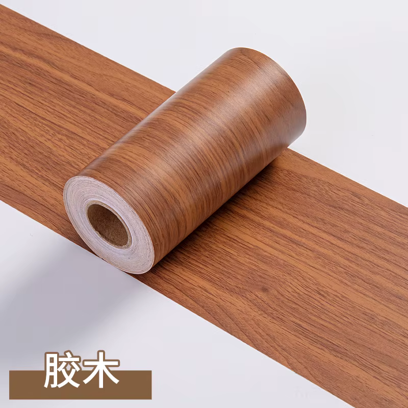 1 rouleau de ruban auto-adhésif 10cm x 5m, Grain de bois, ruban décoratif solide et étanche pour meu