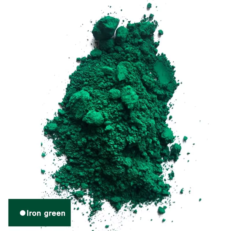Poudre de carbone pigmentée d'oxyde de fer, couleur de ciment de première qualité, revêtement de cha