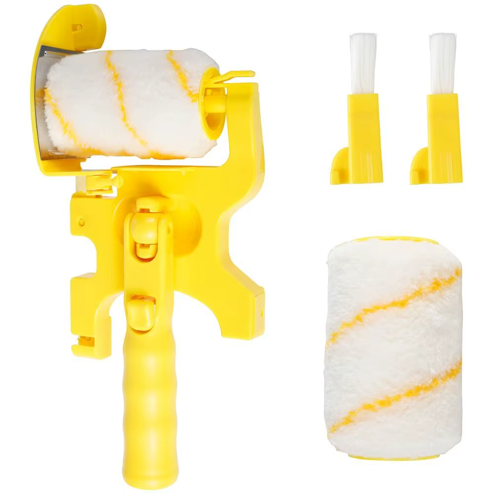 Pinceau multifonctionnel pour peinture, brosse à cheveux portable multi-usage, rouleau de peinture p