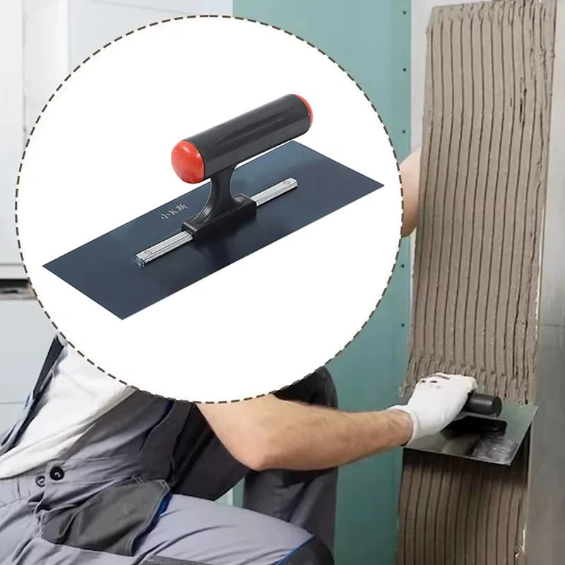 ♩ Truelle à plâtrer pour enduit et plâtrage, idéale pour le raclage de la plâtrerie, la construction