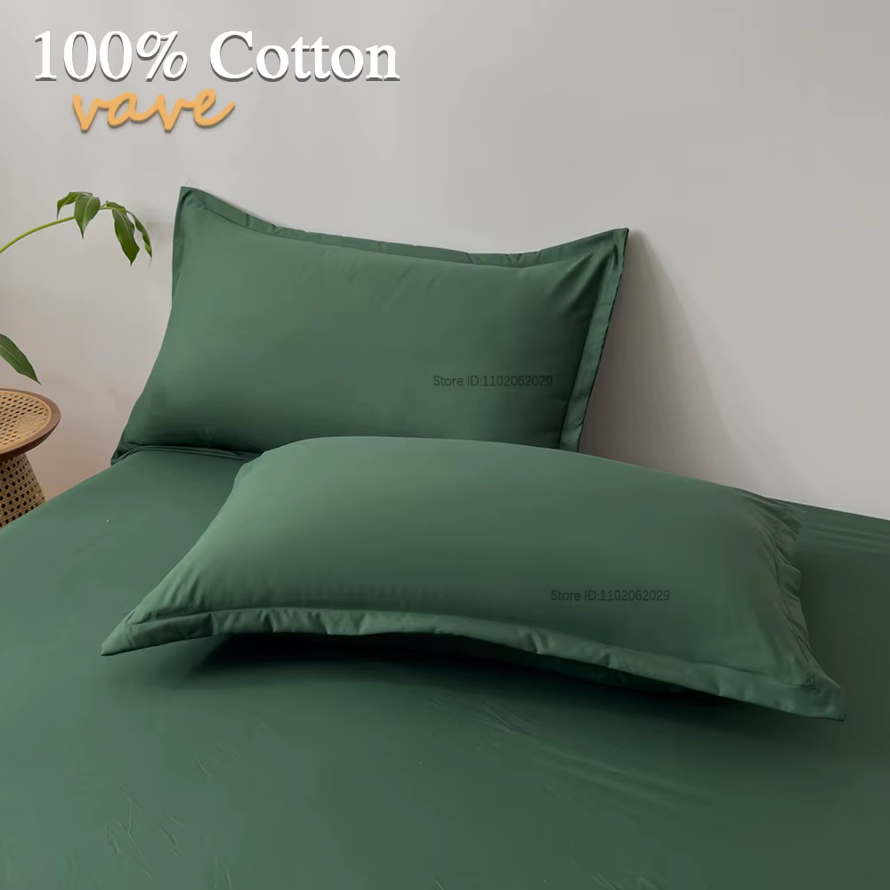 Drap-housse en coton 160x200 90x200cm, couleur unie, avec bande élastique, housse de matelas réglabl