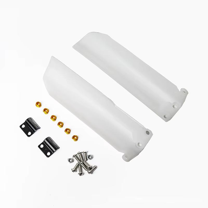 Curseur de Protection des jambes de fourche avant, couvercle de Protection de moto, couvercle en pla