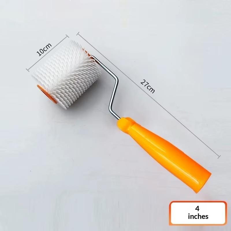 Rouleau à pointes anti-mousse 10/16/24CM pour lissage de sols en latex, auto-nivelant, pour enduit e