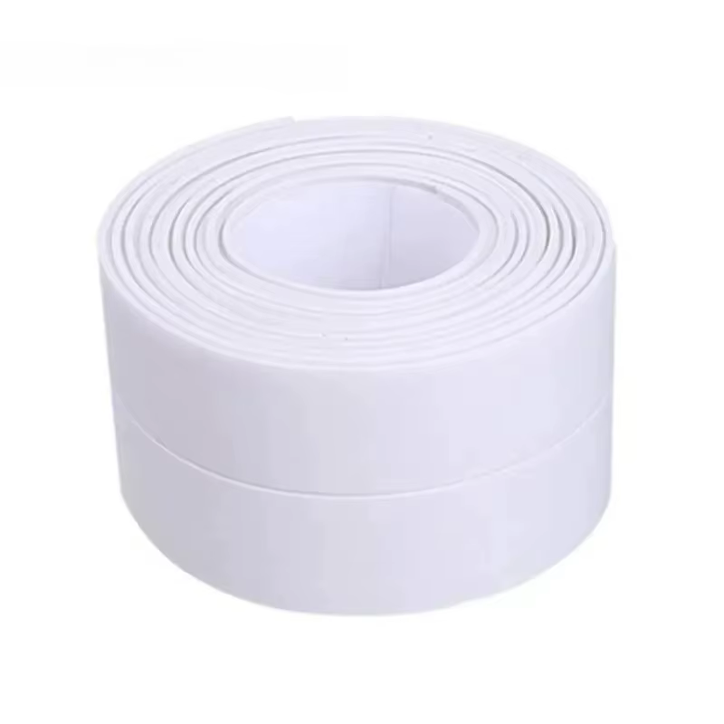 Ruban d'étanchéité étanche en PVC de 3,2 m pour évier de salle de bain, douche, baignoire et toilett