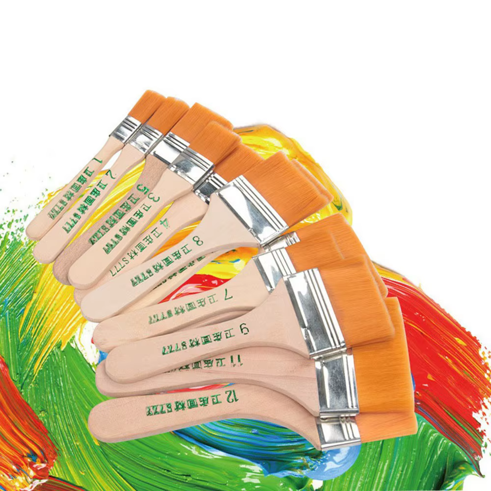Ensemble de pinceaux à peinture en Nylon à mémoire de forme