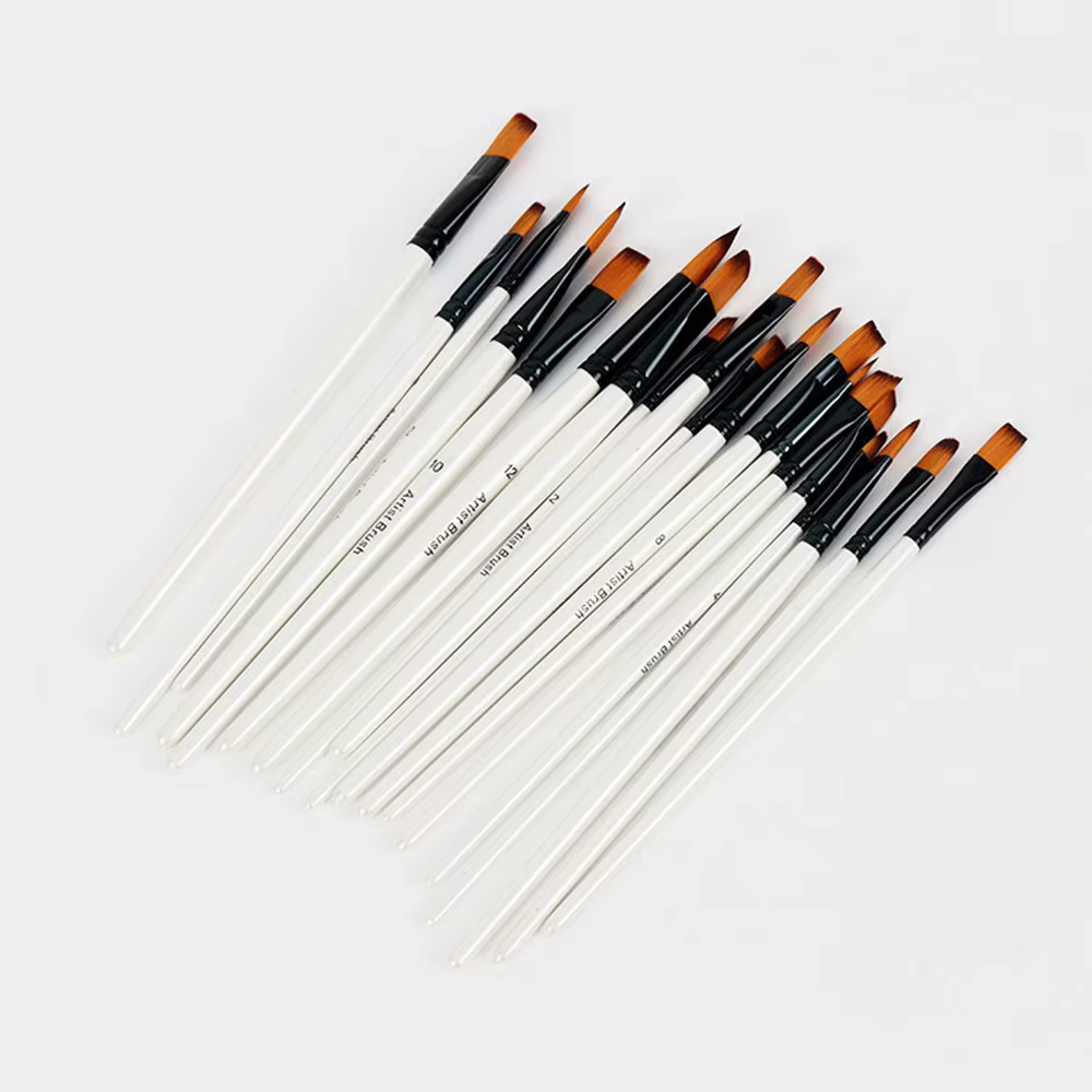 Ensemble de pinceaux de peinture d'artiste