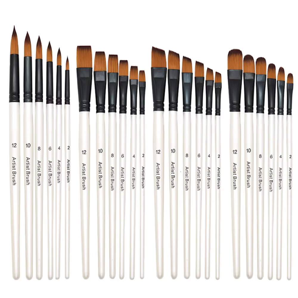 Ensemble de pinceaux de peinture d'artiste