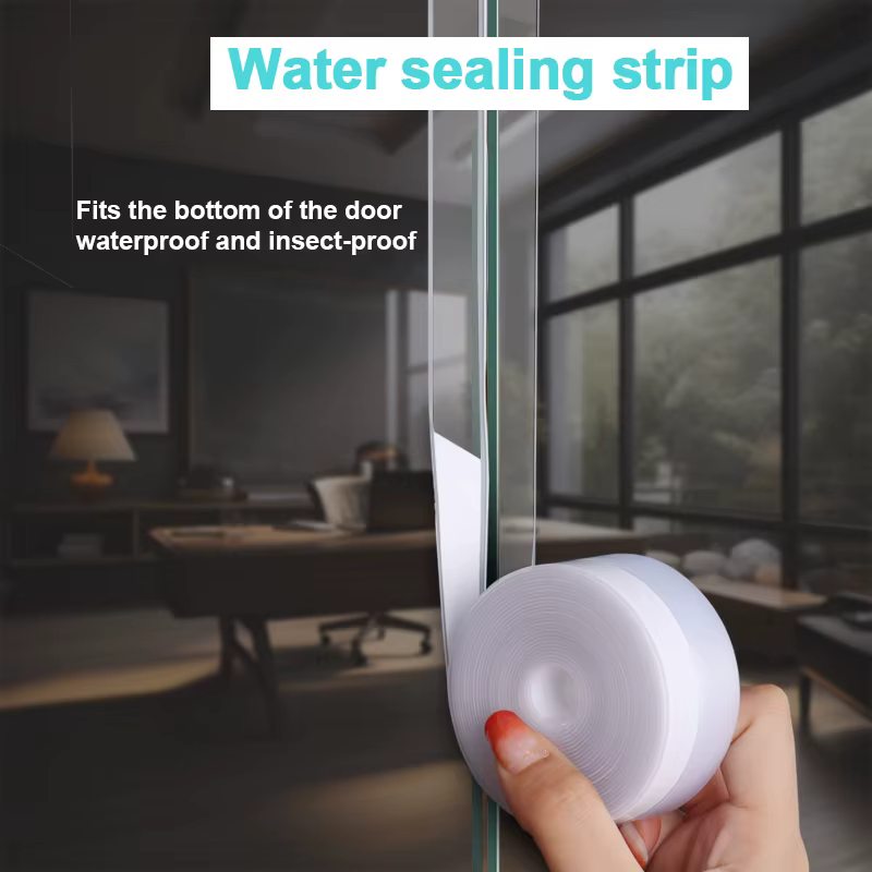 Bande d'étanchéité transparente en silicone