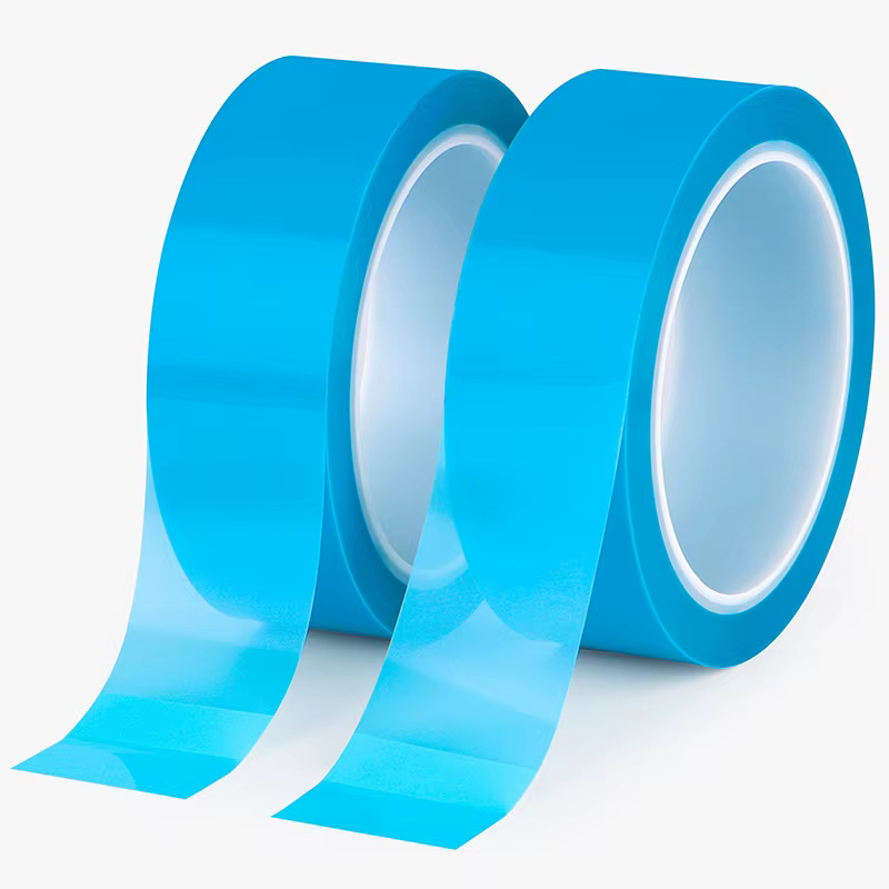 Rouleau de ruban adhésif fixe bleu PET pour réfrigérateur