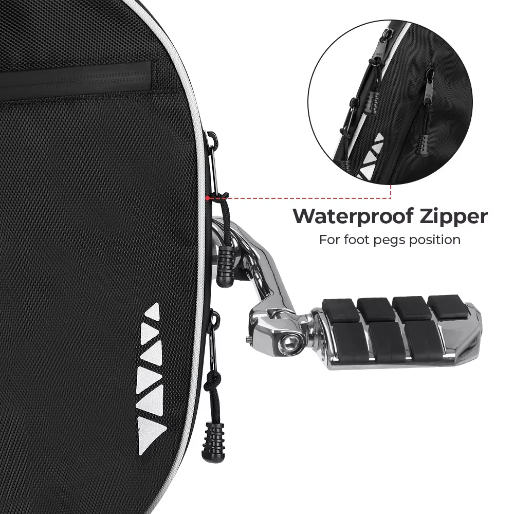 Jambières de Protection pour Street Glide, pour moto Road King Electra, sac de Protection, jambières de motocyclette, souples, 1980 – 2019