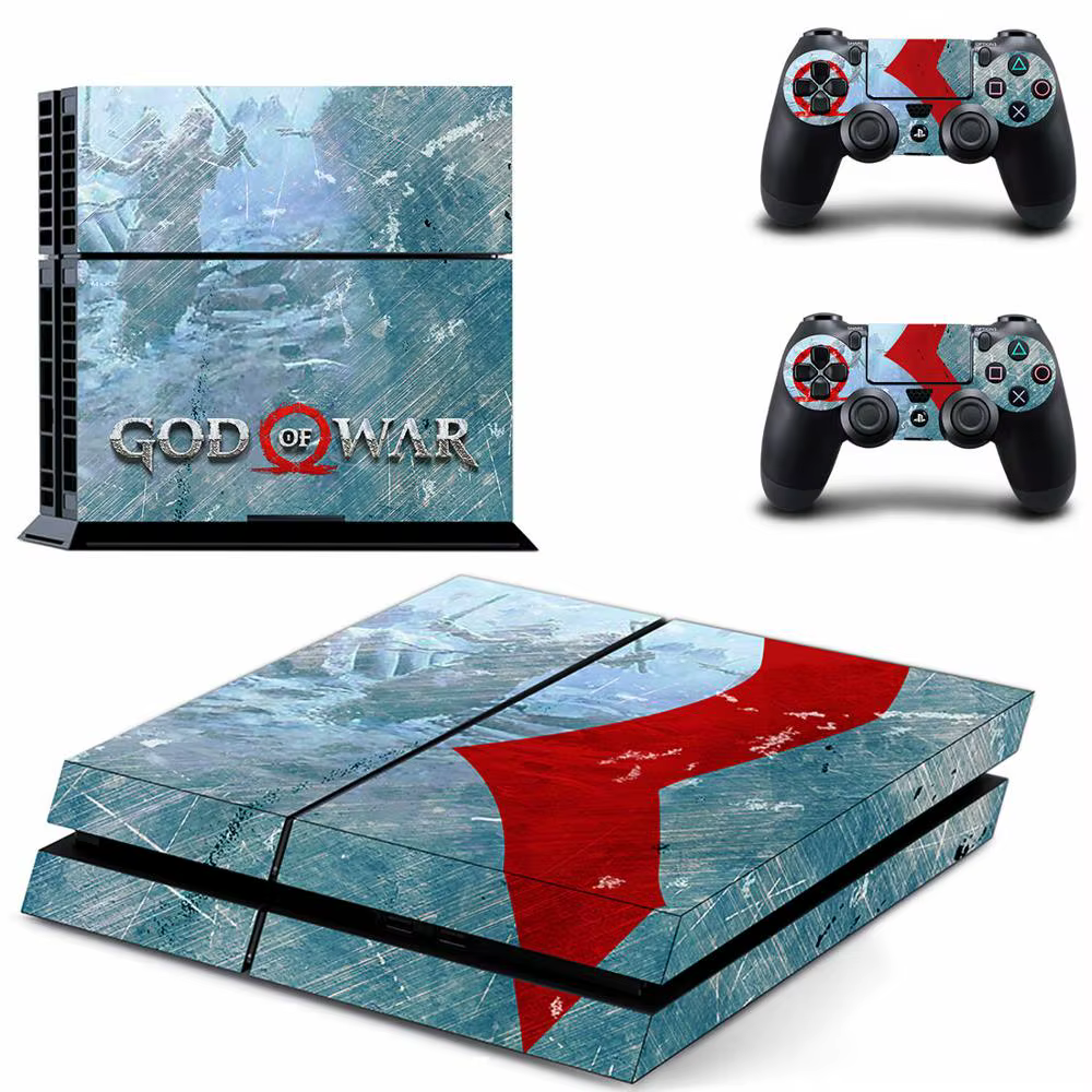 God of War PS4 peau autocollant couverture pour PS4 Console et contrôleur peaux vinyle