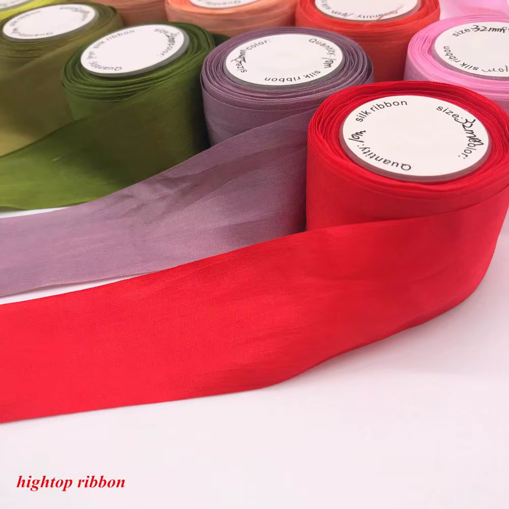 Rubans en satin de soie de 32 mm