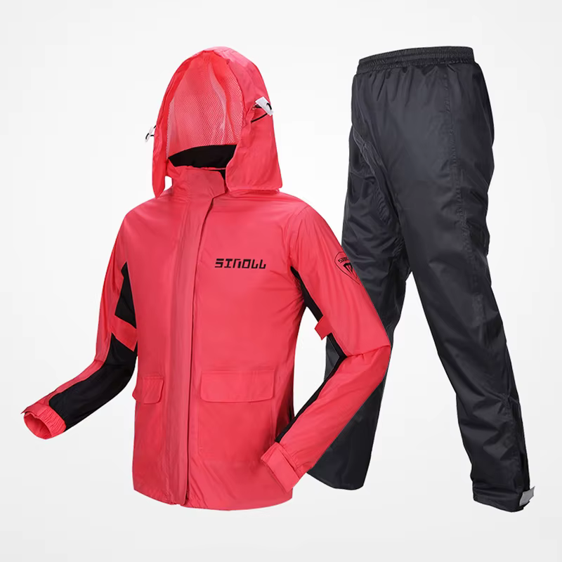 Imperméable de moto pour femme, réfléchissant, imperméable, de protection pour motard, capa de chuva moto
