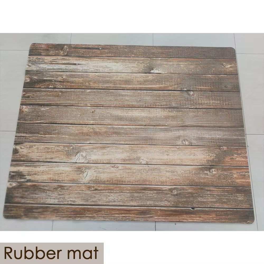 Vinyle et Poly et caoutchouc plancher Photo fond sol imprimé Vintage bois nouveau-né toile