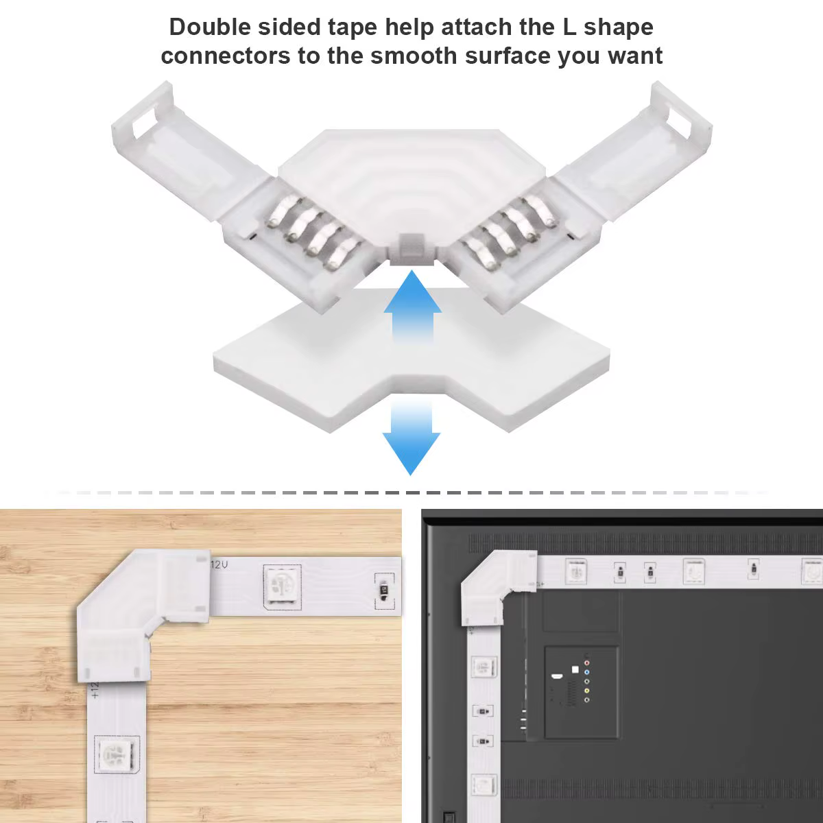 Connecteur d'angle LED RVB