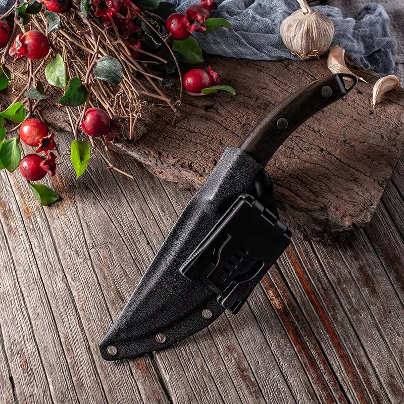 Couvercle de couteau en cuir de vache, couteau à désosser de cuisine, gaine en cuir, couteau de pêche, couteau à viande Kydex, protection de couteau de boucher en plein air