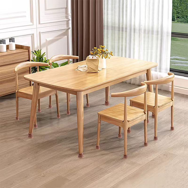 Protecteurs de pieds de chaise de table transparents