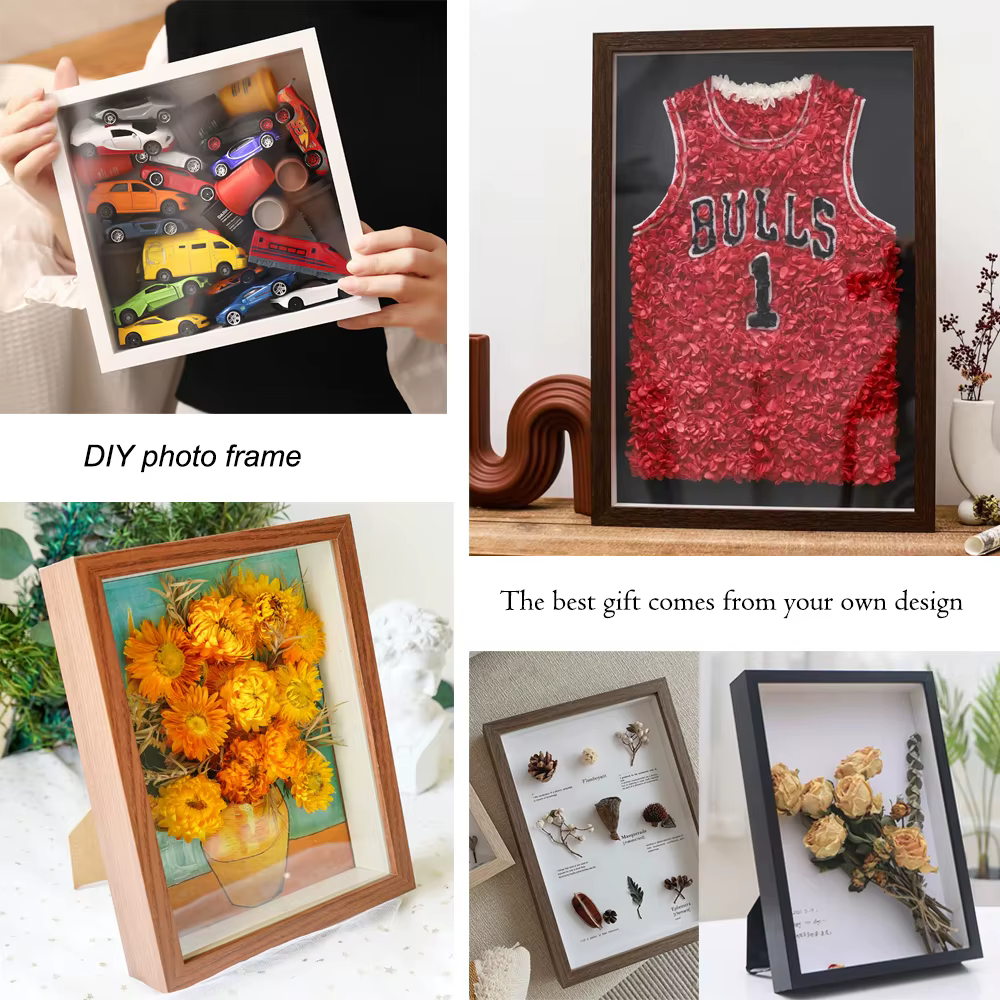 Cadre photo en bois bricolage nordique