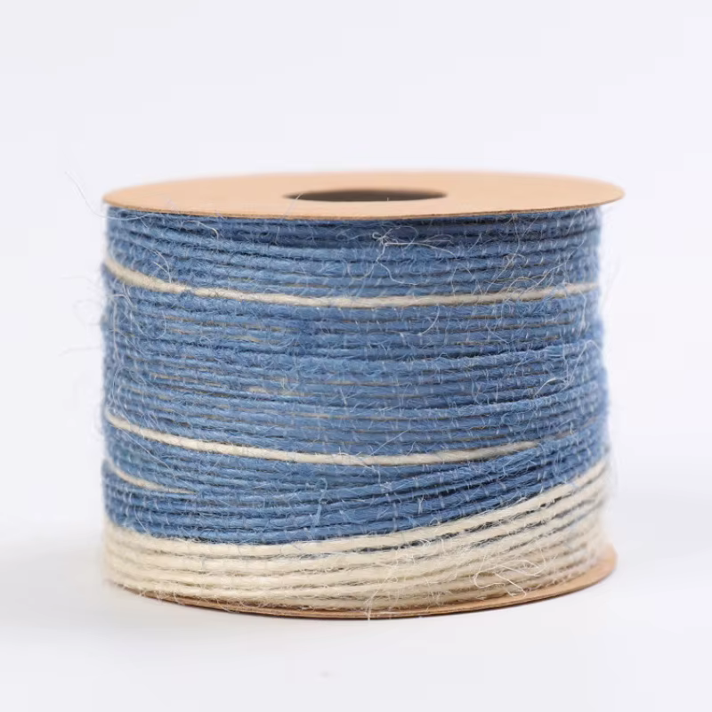 Ruban en Toile de Jute Vintage Naturelle de 5 Mètres et 10mm