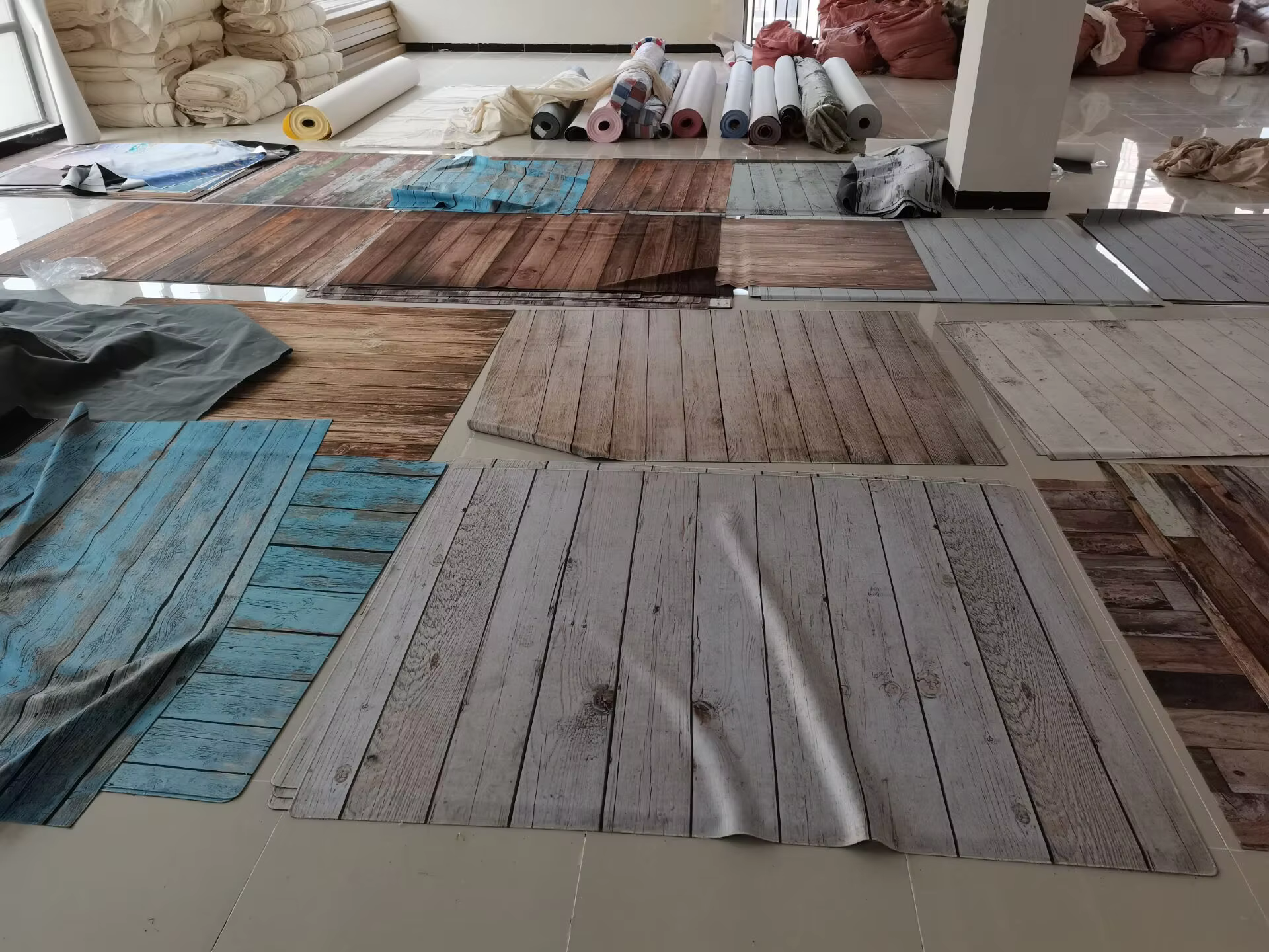 Vinyle bois plancher photographie fond caoutchouc