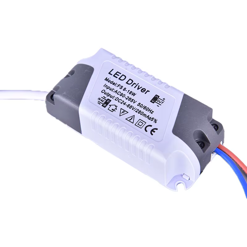 Pilote d'alimentation LED 8/12/15/18/21W, transformateur à intensité variable, lumière LED étanche, Protection contre les surtensions