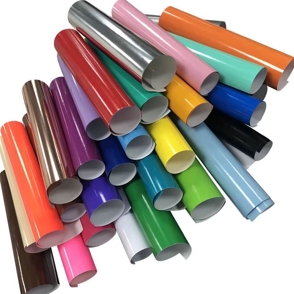 Rouleau de vinyle PVC brillant