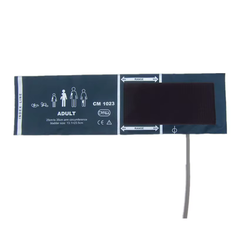 Manchette médicale de pression artérielle pour adultes, ceinture de manchette pour nourrissons et enfants, pour sphygmomanomètres, moniteur NIBP, Tube unique