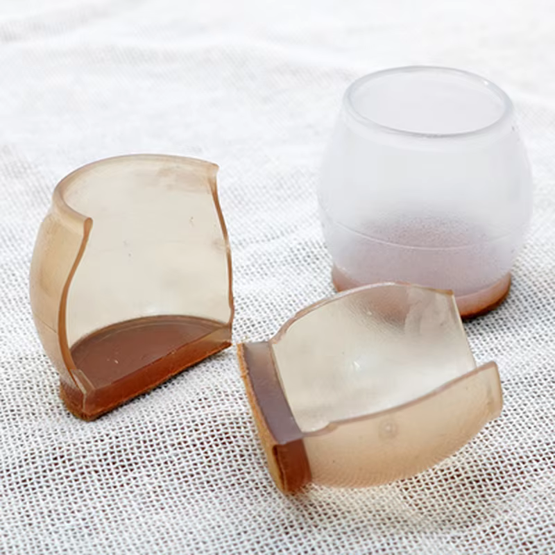 Lot de coussinets en silicone pour pieds de chaise