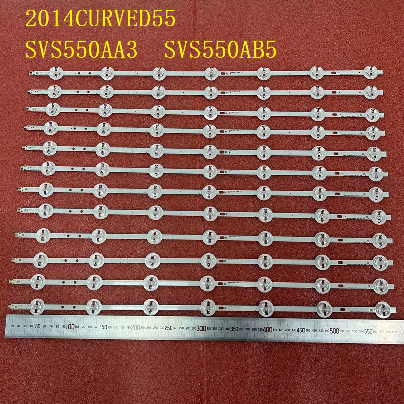 Bande LED (12) Pour Panasonic TX-55CRW454 TX-55CR430B TX-55CR430E 55CA9550 SVS550AB5 55PUS8909 55PUS8700 L55H9600A 55PFS6909