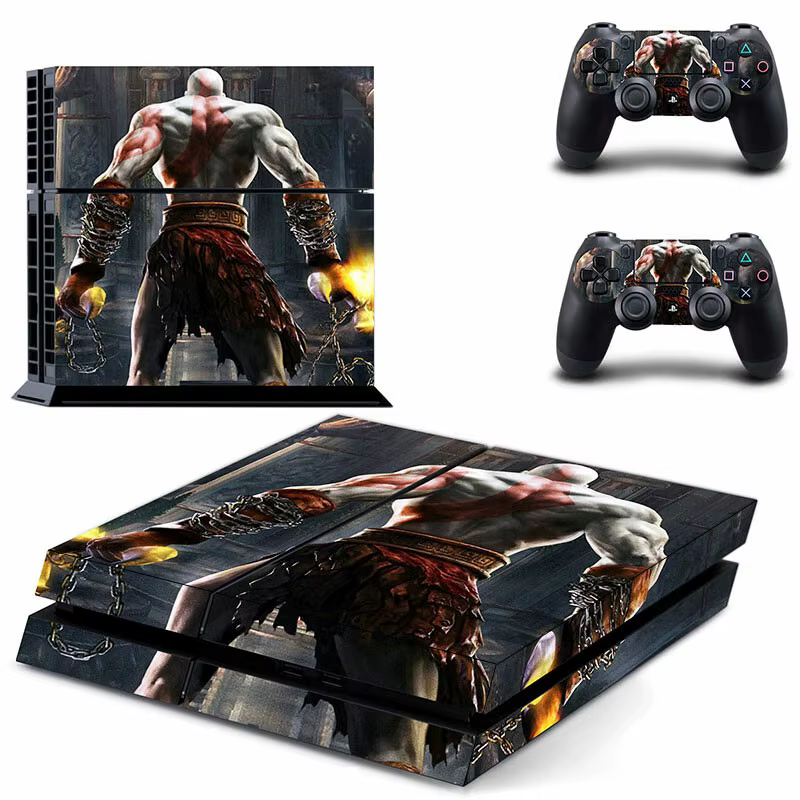 God of War PS4 peau autocollant couverture pour PS4 Console et contrôleur peaux vinyle