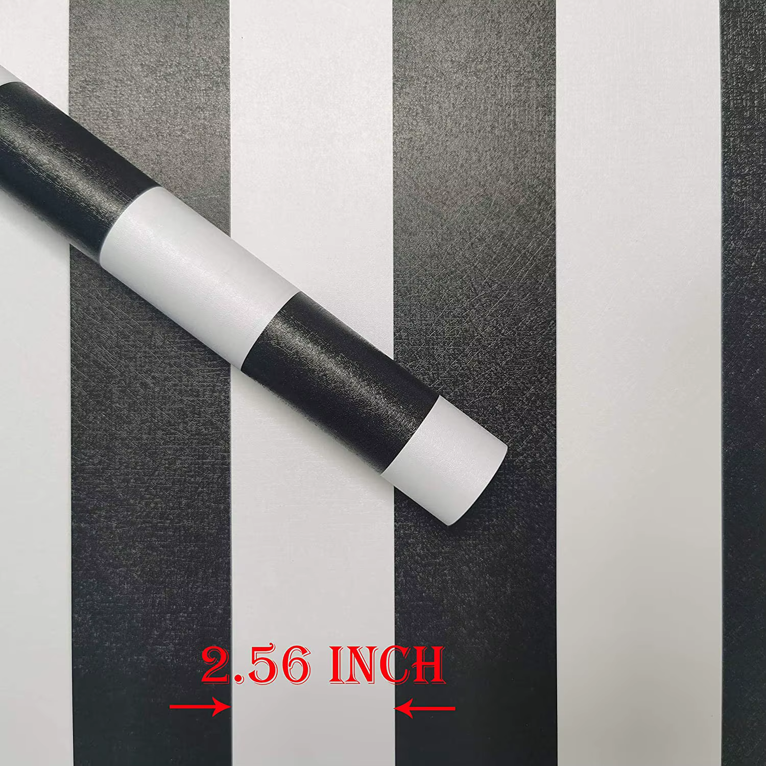 Rayure Noir et Blanc Peler et Coller Le Papier Peint Auto-Adhésif Démontable