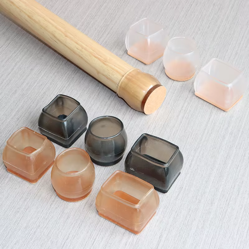 Lot de coussinets en silicone pour pieds de chaise