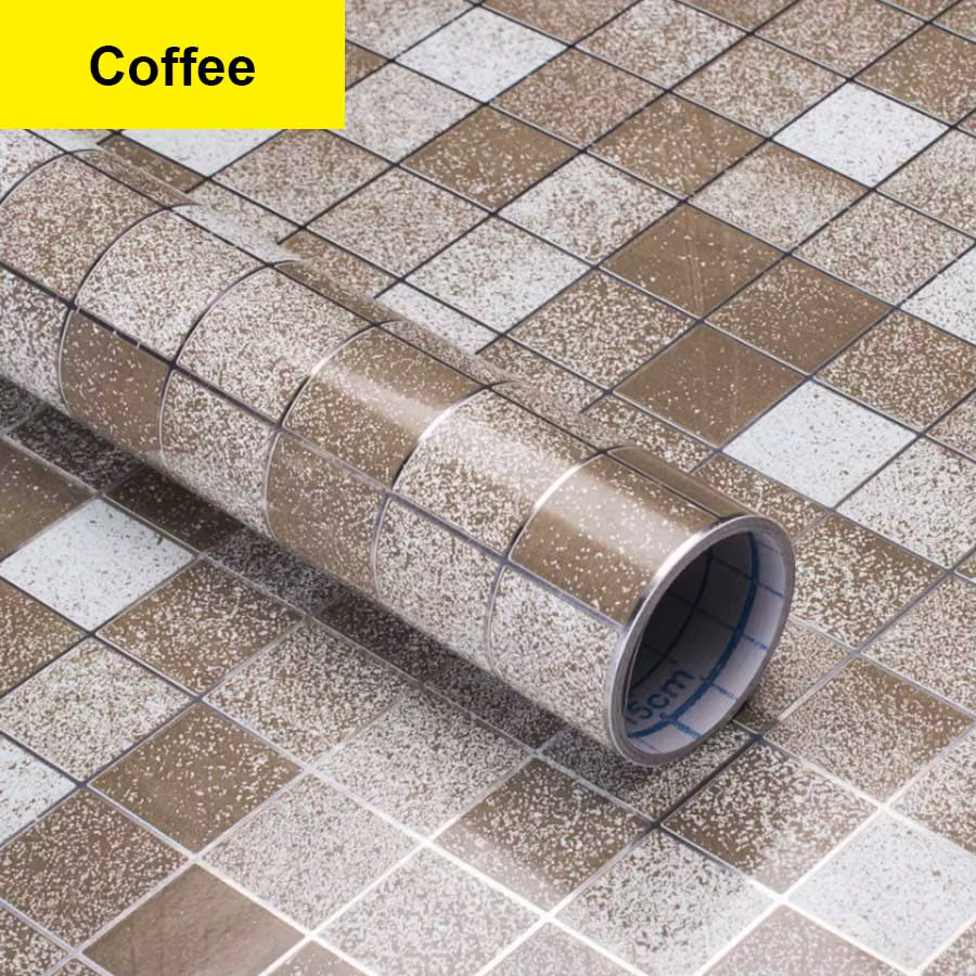 Autocollant mural imperméable pour salle de bain