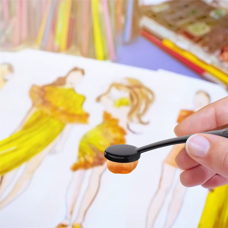 Pinceaux de Mélange d'Encre Artisanale pour Dessin
