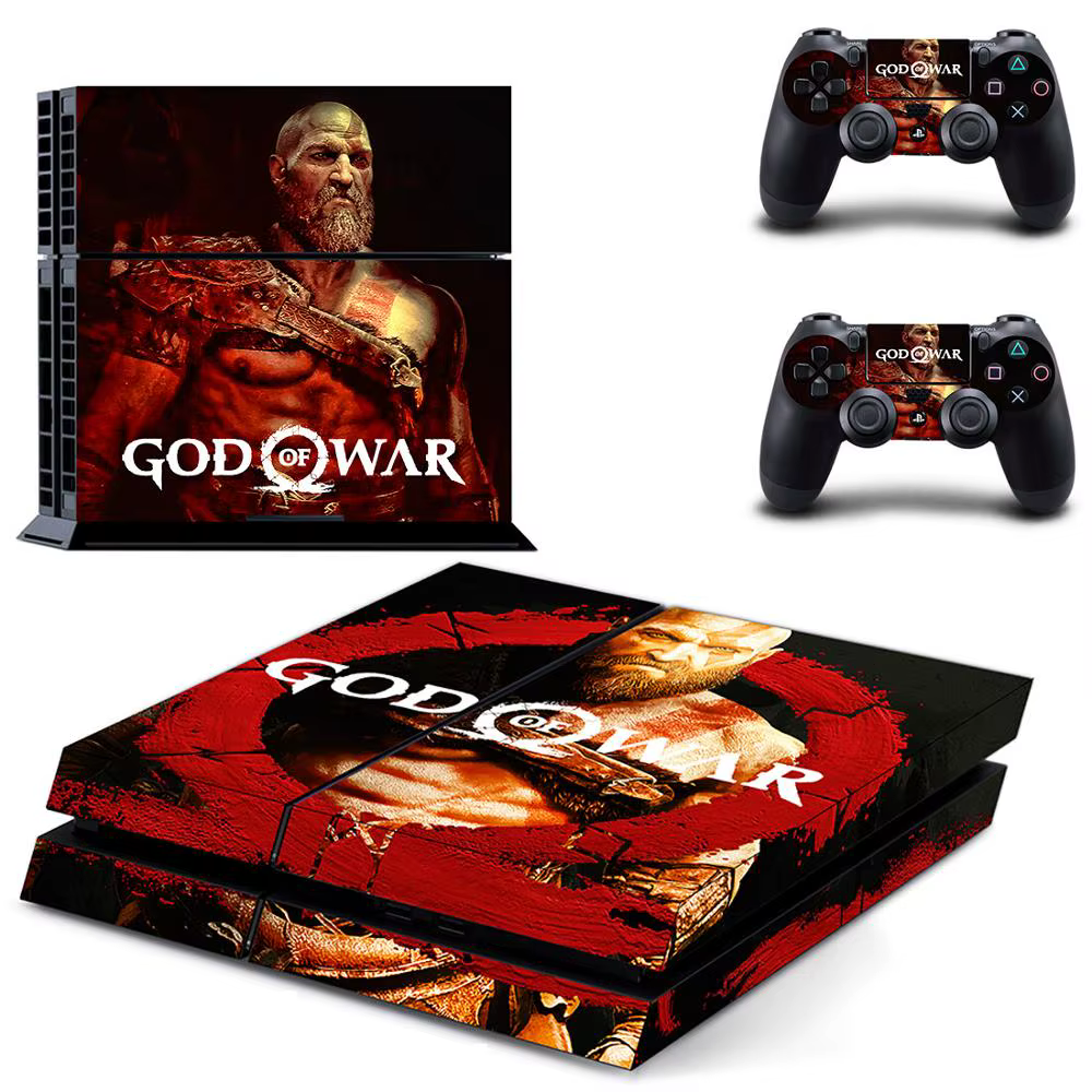 God of War PS4 peau autocollant couverture pour PS4 Console et contrôleur peaux vinyle