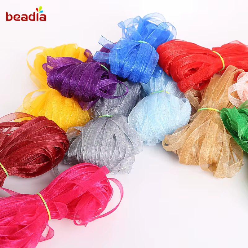 Ruban Organza 20 yards/sac 6mm