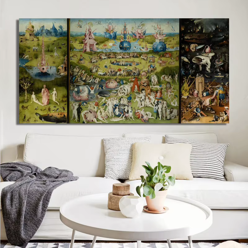 Bosch hiéonymus le jardin de la délice terrestre affiche