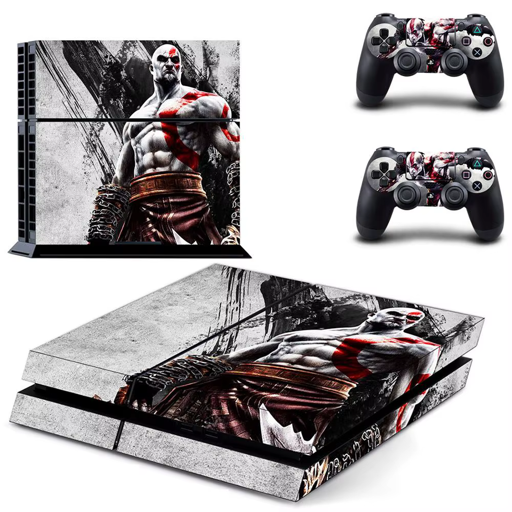 God of War PS4 peau autocollant couverture pour PS4 Console et contrôleur peaux vinyle
