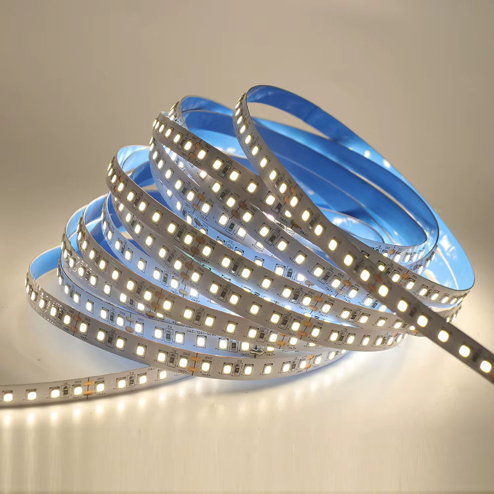 Bande Lumineuse Flexible à 2835 LED, 12V, 24V, 5m, 10m, 15m, 20m, 120/240/480 LED, Froid, Chaud, Blanc Naturel, Décoration de la Maison
