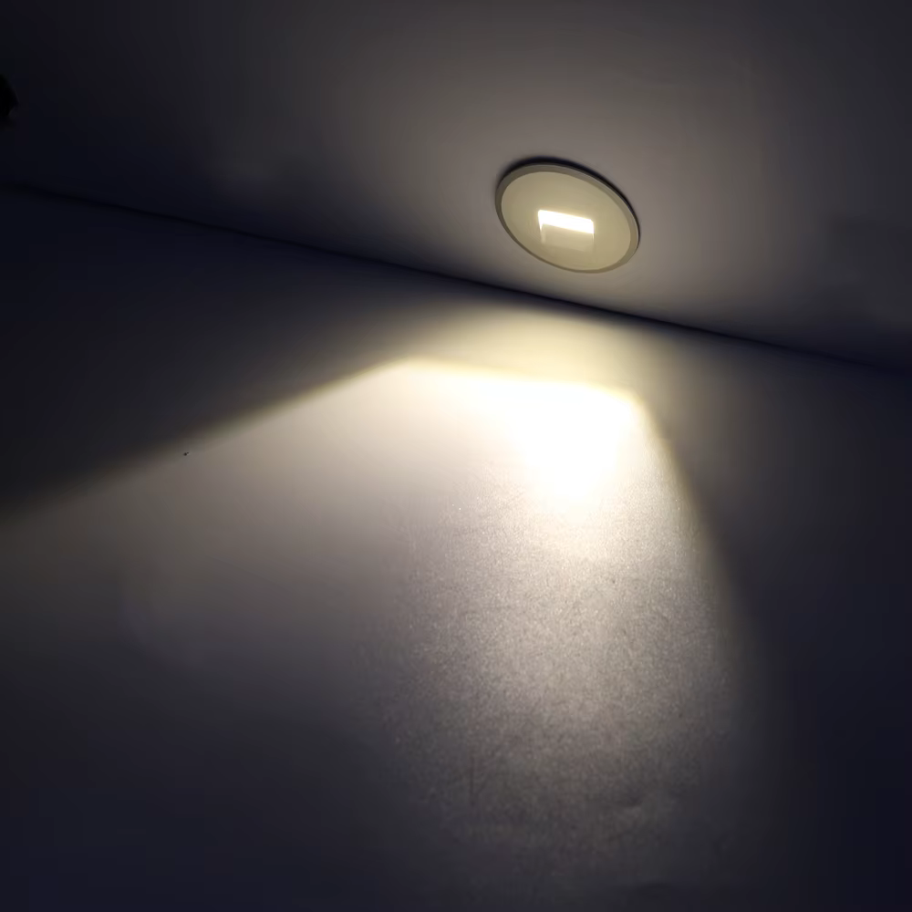 Applique murale Led encastrée 1W 12-24V