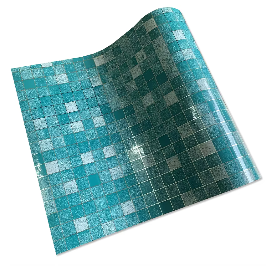 Autocollant mural imperméable pour salle de bain