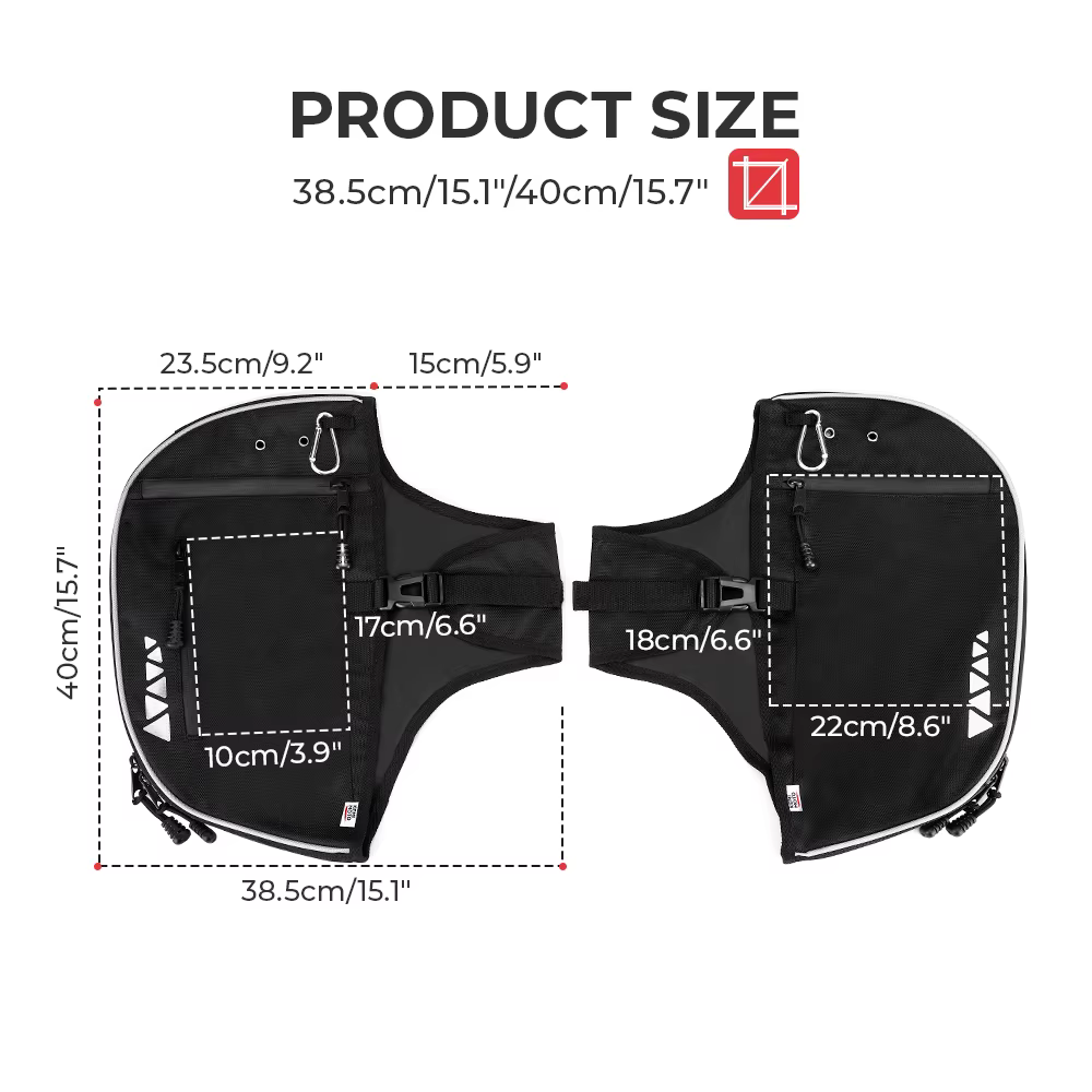 Jambières de Protection pour Street Glide, pour moto Road King Electra, sac de Protection, jambières de motocyclette, souples, 1980 – 2019
