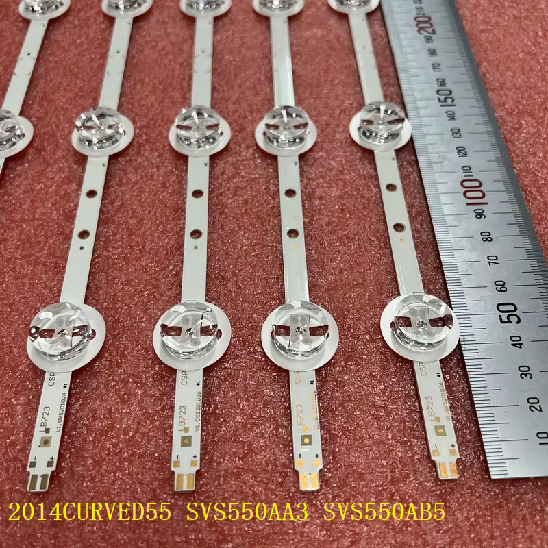 Bande LED (12) Pour Panasonic TX-55CRW454 TX-55CR430B TX-55CR430E 55CA9550 SVS550AB5 55PUS8909 55PUS8700 L55H9600A 55PFS6909
